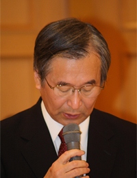④中村芳夫(奉祝運営委員長・経団連事務総長)「今後の奉祝事業について」